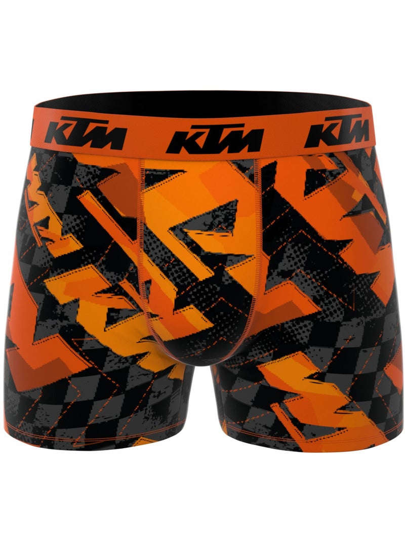 Lot de 4 boxers homme KTM Ktm Orange - Kiabi