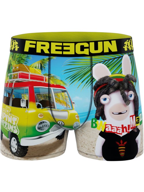 Lot de 4 boxers homme lapins crétins freegun - Kiabi