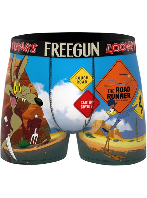 Lot de 4 boxers homme looney tunes freegun - Kiabi