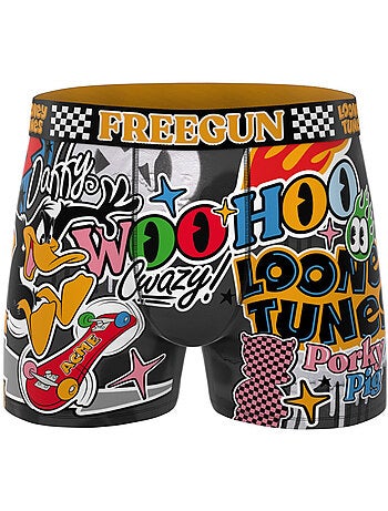 Lot de 4 boxers homme Looney Tunes Freegun