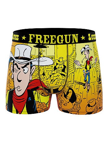 Lot de 4 boxers homme Lucky Luke Freegun