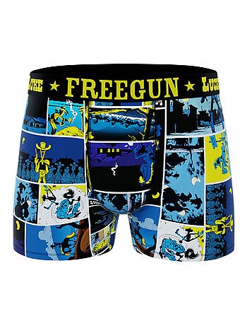 Lot de 4 boxers homme Lucky Luke Freegun