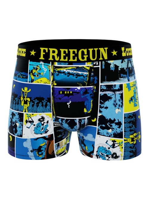 Lot de 4 boxers homme Lucky Luke Freegun - Kiabi