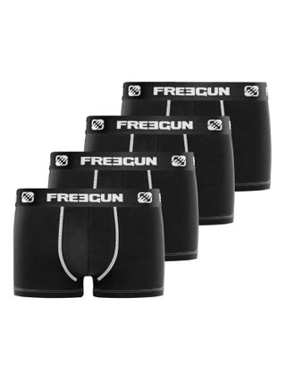 Lot de 4 Boxers homme microfibre Freegun