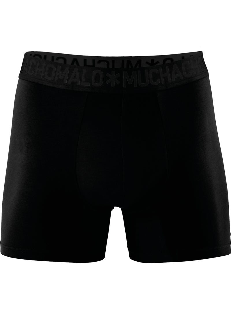 Lot de 4 boxers homme Muchachomalo Bleu Noir - Kiabi