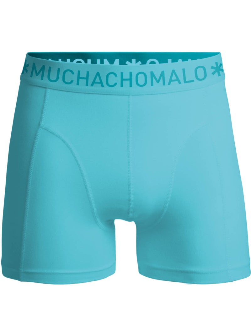 Lot de 4 boxers homme Muchachomalo Bleu Vert Bleu - Kiabi