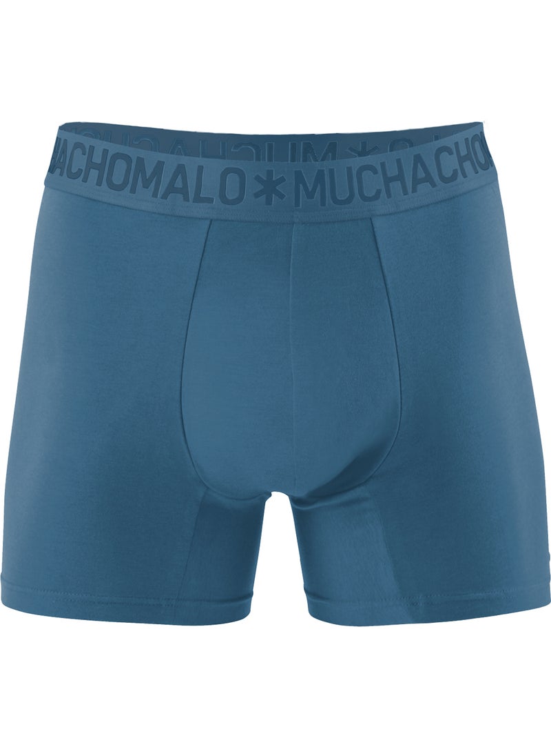 Lot de 4 boxers homme Muchachomalo Noir / Bleu / Vert - Kiabi