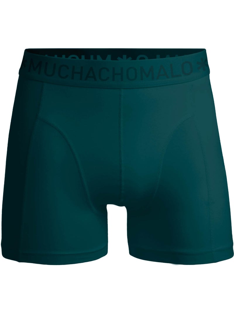 Lot de 4 boxers homme Muchachomalo Noir Vert Gris - Kiabi