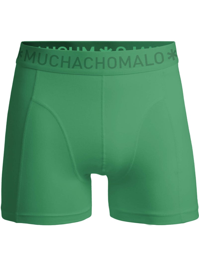 Lot de 4 boxers homme Muchachomalo Noir Vert Gris - Kiabi