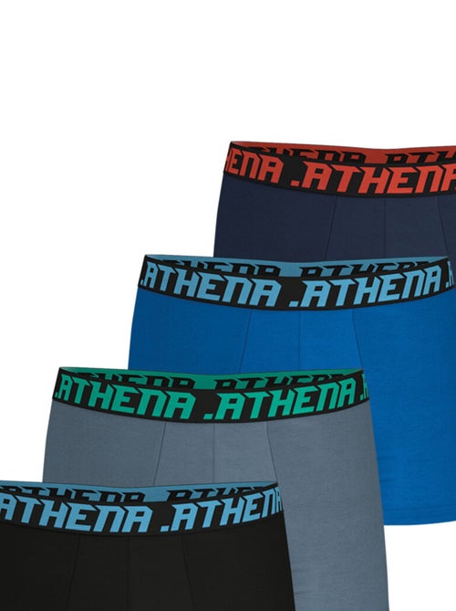 Lot de 4 boxers homme My Petit Prix Athena - Kiabi