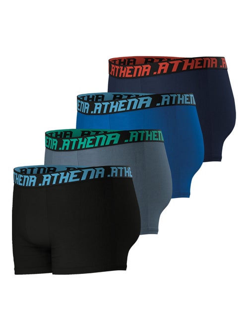 Lot de 4 boxers homme My Petit Prix Athena - Kiabi
