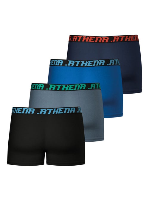 Lot de 4 boxers homme My Petit Prix Athena - Kiabi