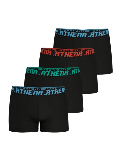 Lot de 4 boxers homme My Petit Prix Athena - Kiabi