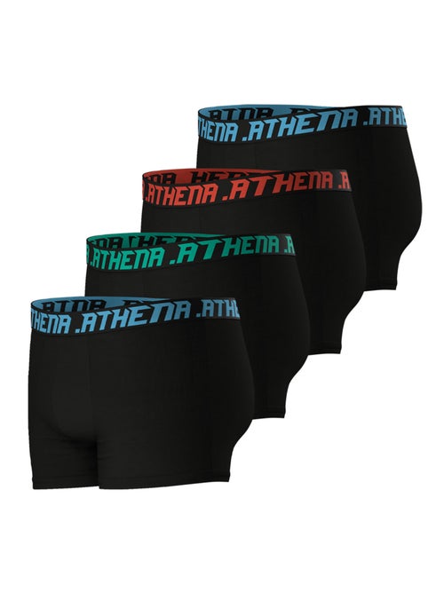 Lot de 4 boxers homme My Petit Prix Athena - Kiabi