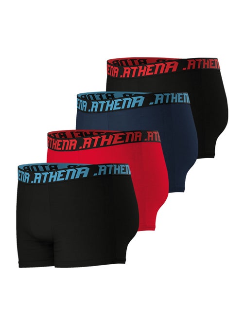 Lot de 4 boxers homme My Petit Prix Athena - Kiabi