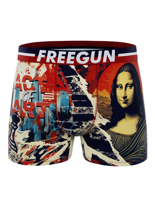 Lot de 4 boxers homme Pop Art Style  Freegun - Kiabi