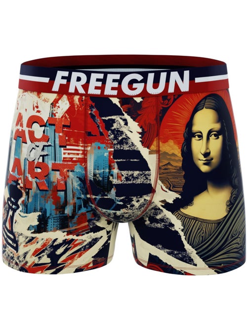 Lot de 4 boxers homme Pop Art Style  Freegun - Kiabi