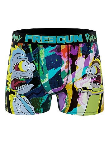 Lot de 4 Boxers homme Rick and Morty G1 Freegun