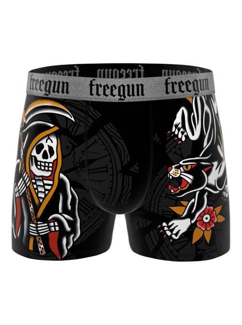 Lot de 4 boxers homme Rock Da Summer  Freegun - Kiabi