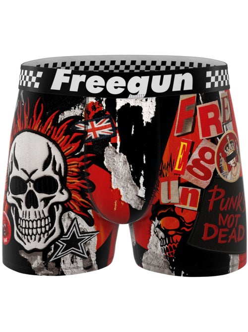 Lot de 4 boxers homme Rock Da Summer  Freegun - Kiabi