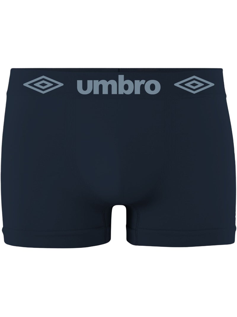 Lot de 4 boxers homme sans couture seamless umbro Bleu - Kiabi
