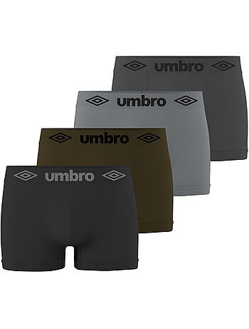 Lot de 4 boxers homme sans couture seamless umbro