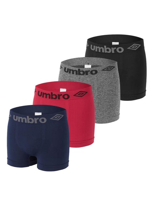 Lot de 4 Boxers homme sans couture Umbro - Kiabi