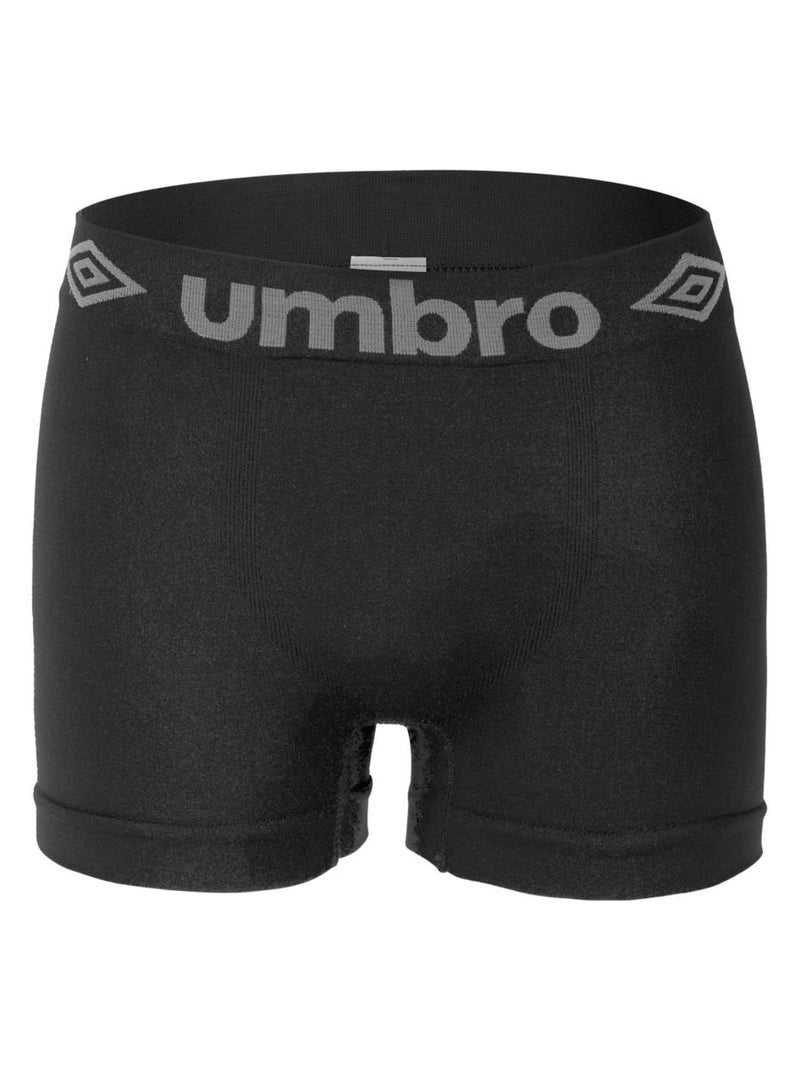 Lot de 4 Boxers homme sans couture Umbro Noir - Kiabi
