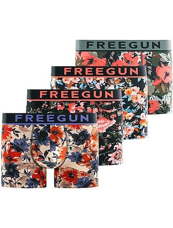 Lot de 4 boxers homme Sergio Freegun