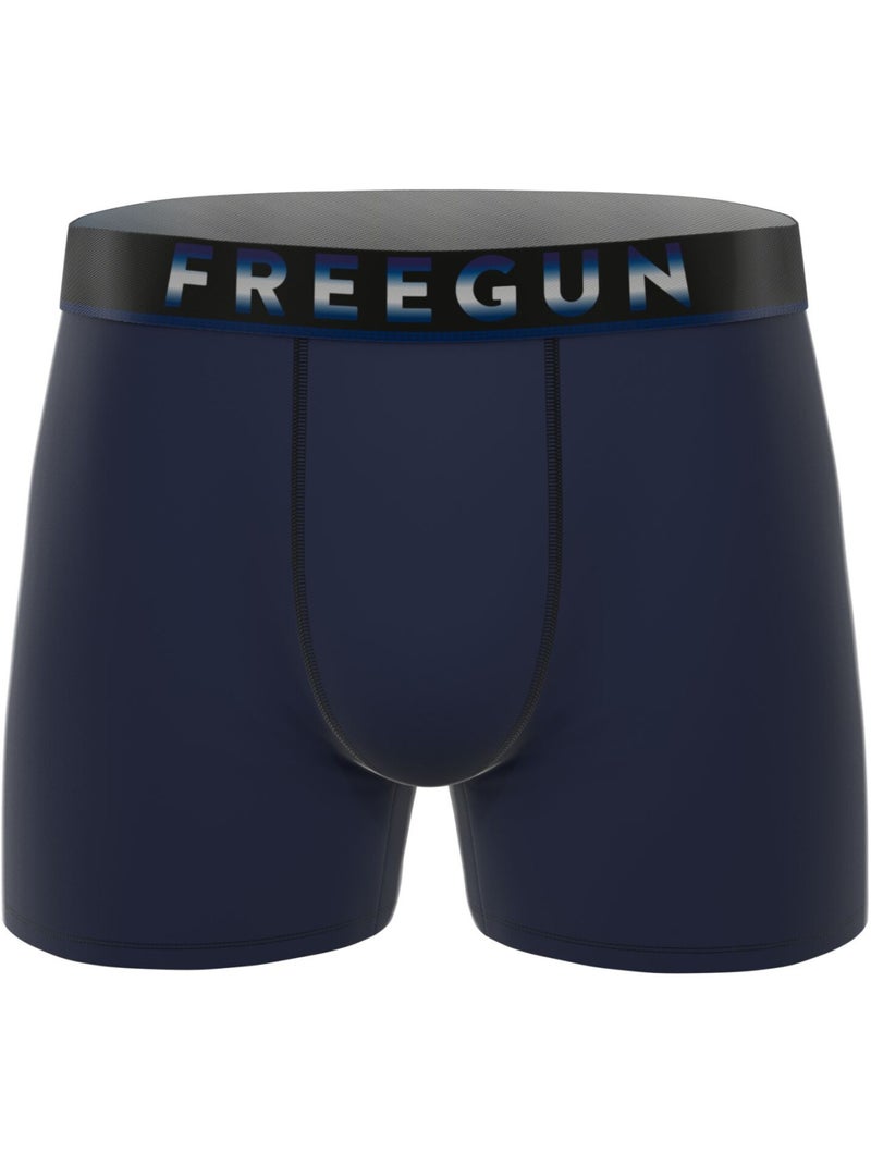 Lot de 4 boxers homme signature dave coolin freegun Vert kaki - Kiabi