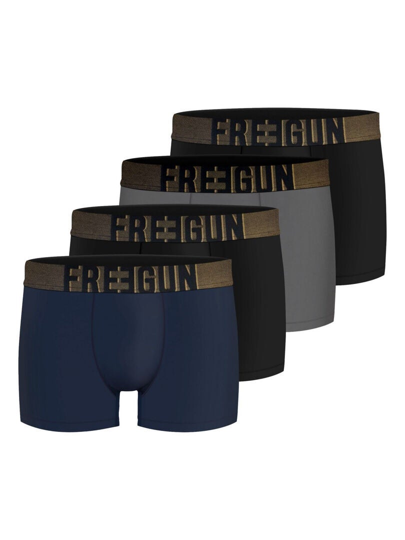 Lot de 4 Boxers homme Soft Touch Signature Karl Freegun Noir Kiabi 39.90