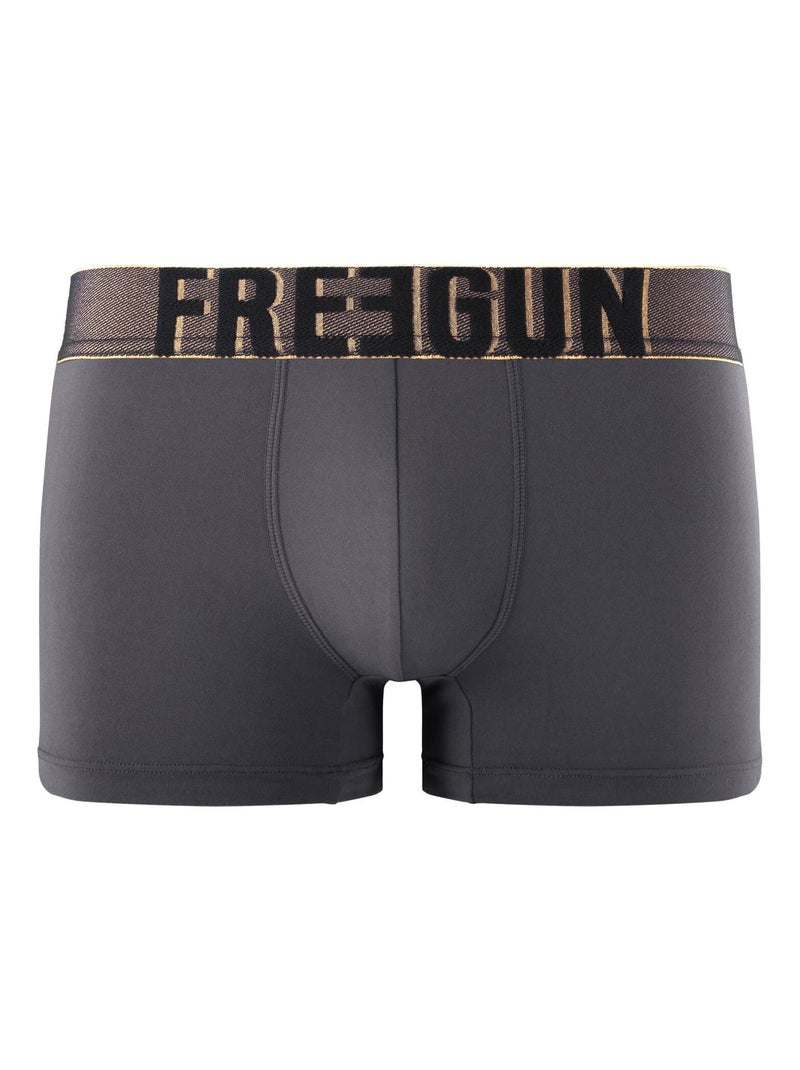 Lot de 4 Boxers homme Soft Touch Signature Karl Freegun Noir - Kiabi