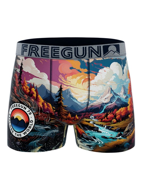 Lot de 4 boxers homme Vibrant  Freegun - Kiabi