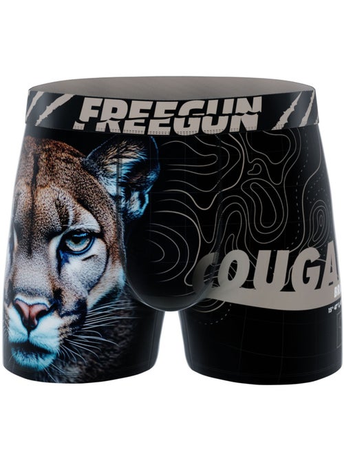 Lot de 4 boxers homme Wild Life Freegun - Kiabi