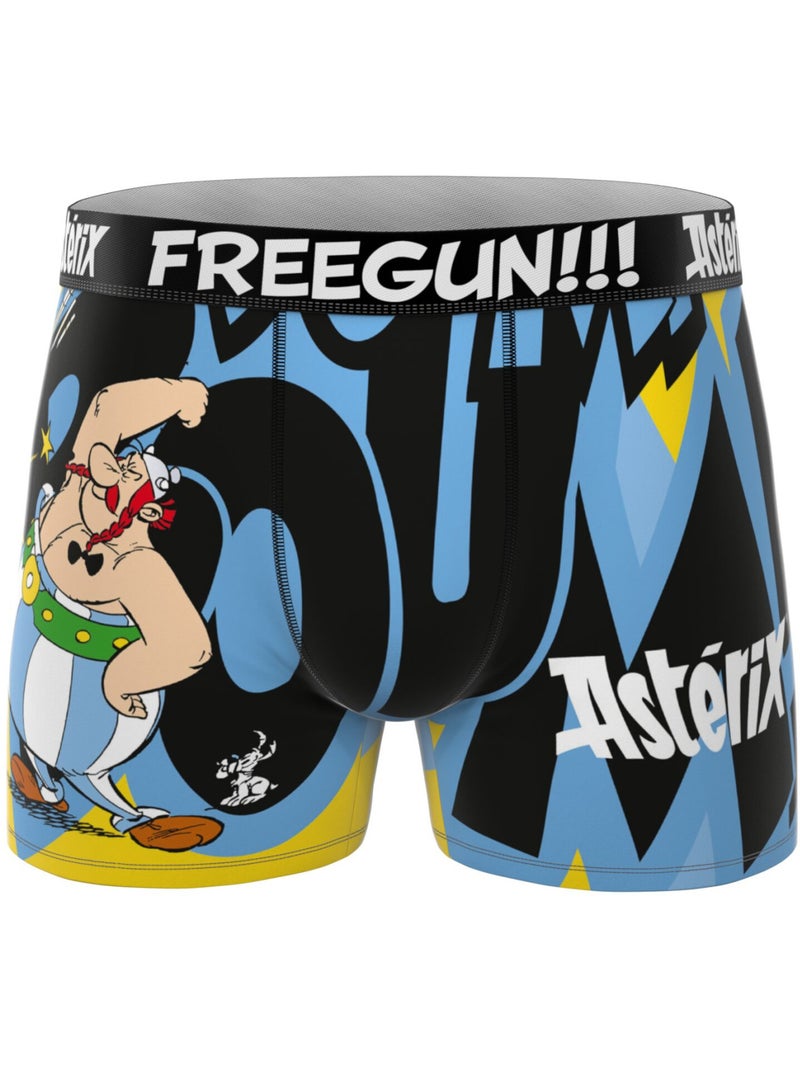Lot de 4 boxers junior asterix freegun Bleu - Kiabi