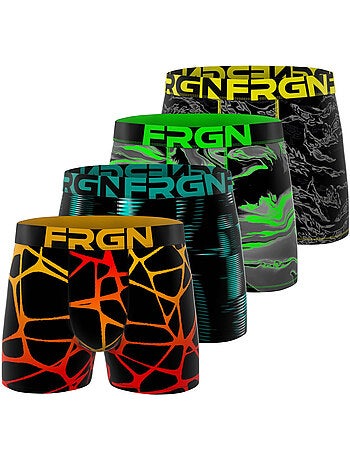 Lot de 4 boxers junior collection frgn style freegun