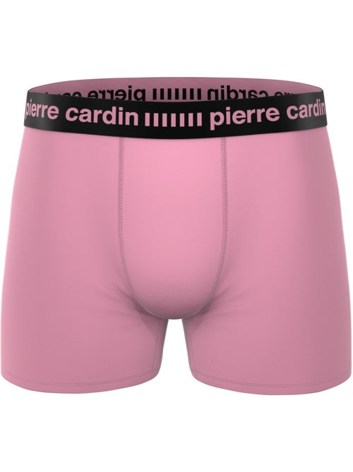 Lot de 4 boxers soft touch homme colorés modèle karl pierre cardin - Kiabi