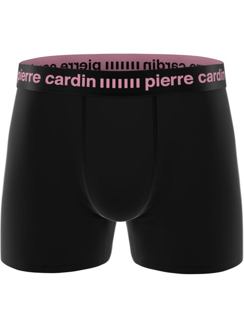 Lot de 4 boxers soft touch homme colorés modèle karl pierre cardin - Kiabi