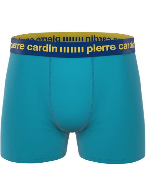 Lot de 4 boxers soft touch homme colorés modèle karl pierre cardin - Kiabi