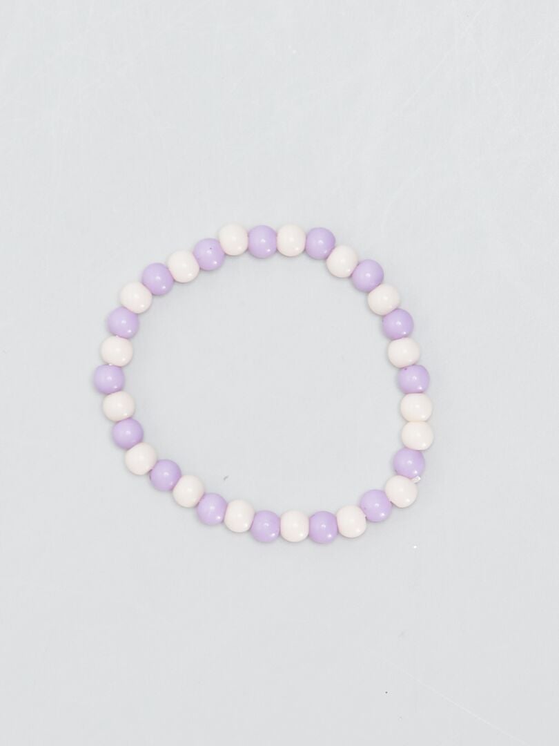 Lot de 4 bracelets de perles 'Disney' 'Marie' Rose - Kiabi
