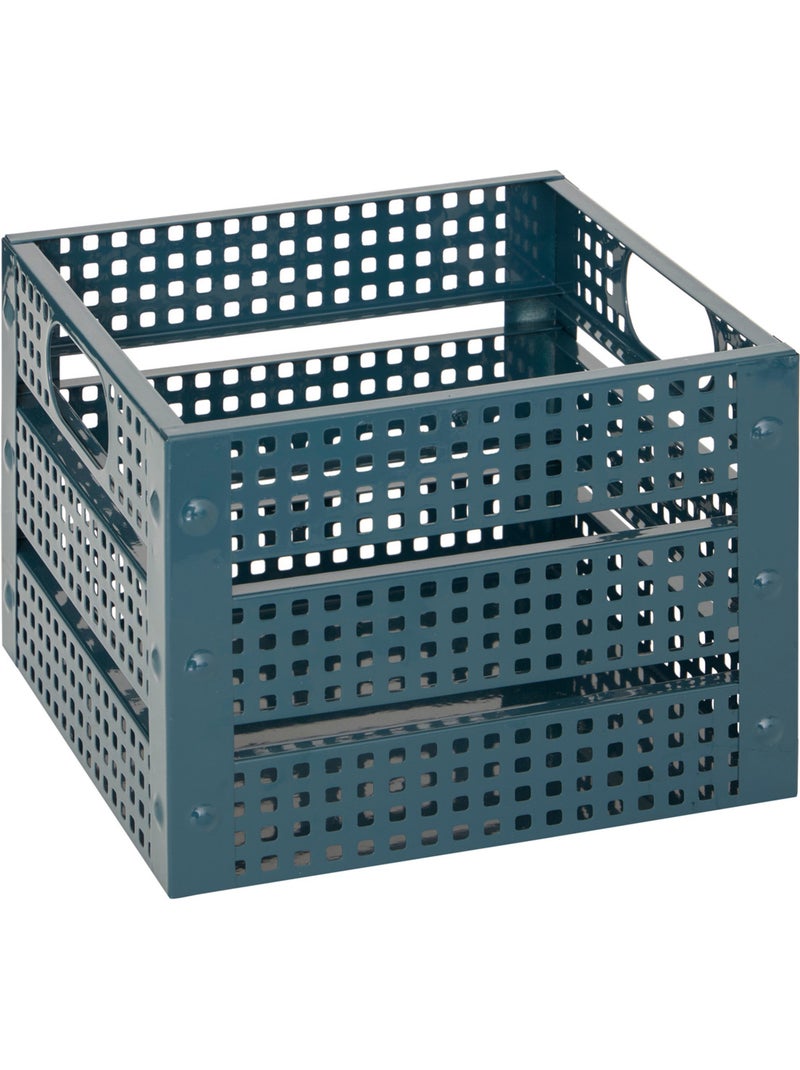 Lot de 4 caisses de rangement en acier ajouré AZAE Transparent - Kiabi
