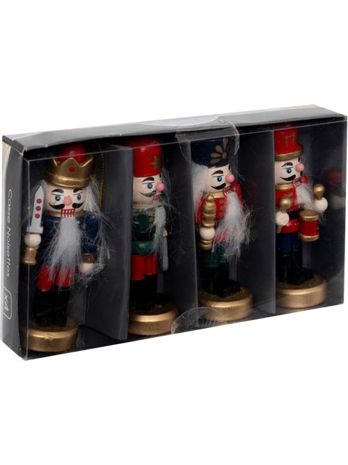 Lot de 4 casse-noisette h8,5 cm - Kiabi