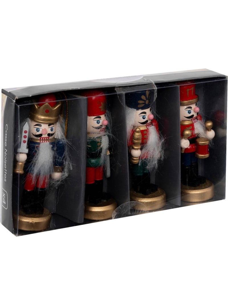 Lot de 4 casse-noisette h8,5 cm Doré - Kiabi