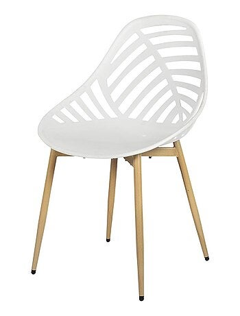 Lot de 4 chaises avec dossier ajouré ALAMEDA
