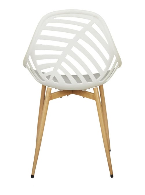 Lot de 4 chaises avec dossier ajouré ALAMEDA - Kiabi