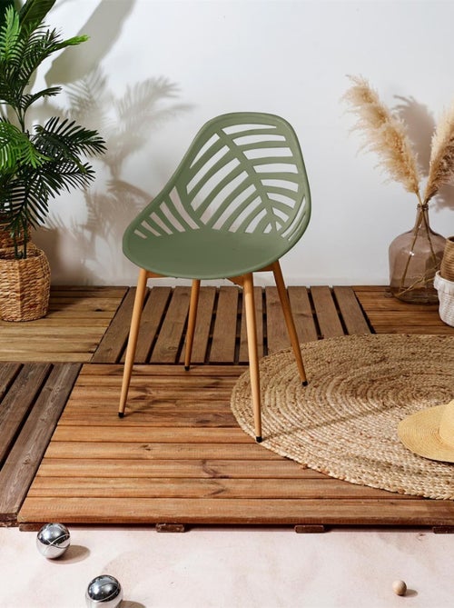 Lot de 4 chaises avec dossier ajouré ALAMEDA - Kiabi