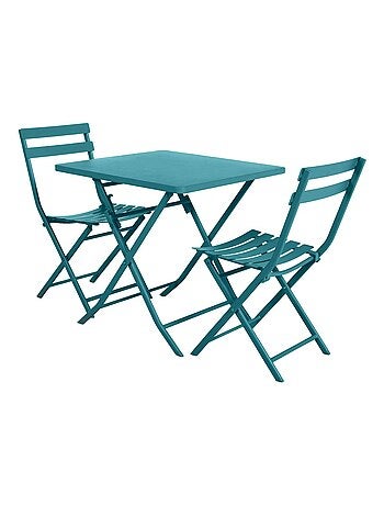 Lot de 4 chaises de jardin pliables en métal Greensboro