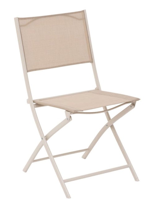 Lot de 4 chaises de jardin pliantes empilables MODULA - Kiabi Lot de 4 chaises de jardin pliantes empilables MODULA - Kiabi