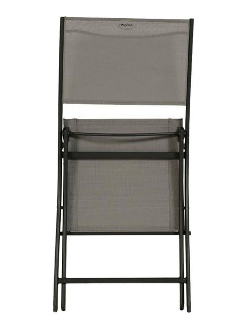 Lot de 4 chaises de jardin pliantes empilables MODULA - Kiabi Lot de 4 chaises de jardin pliantes empilables MODULA - Kiabi