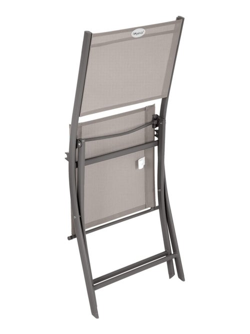 Lot de 4 chaises de jardin pliantes empilables MODULA - Kiabi Lot de 4 chaises de jardin pliantes empilables MODULA - Kiabi